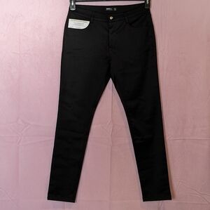 Baubax Black Women's Wool and Bamboo Outdoor Travel Trousers Leggings size 10/30